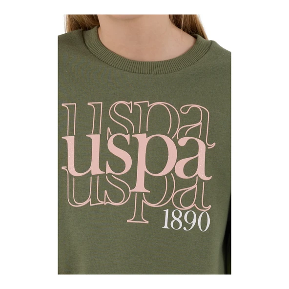 Kız Çocuk Haki Eşofman Takımı - Resim 6