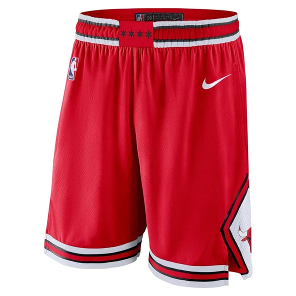 Nike Chicago Bulls NBA Erkek Kırmızı Basketbol Şortu AJ5593-657 - 3