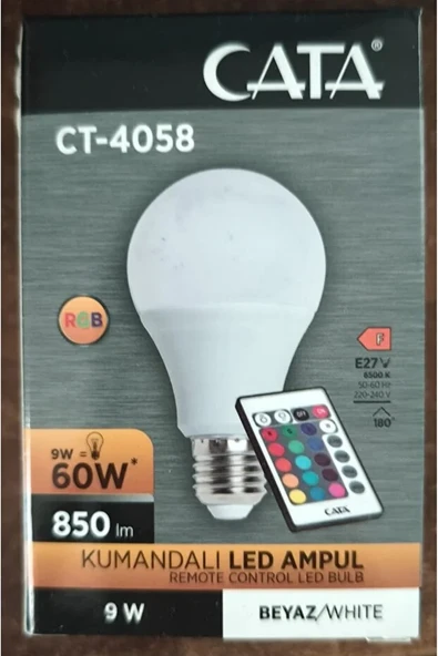 Kumandalı RGB LED Ampul - 3
