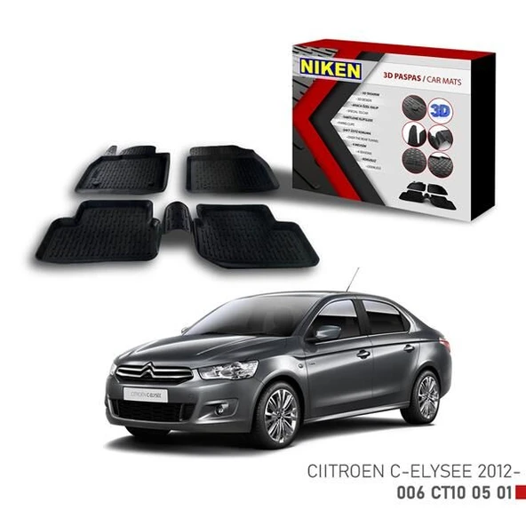 3D PASPAS CITROEN C-ELYSEE 2012- ürün görseli