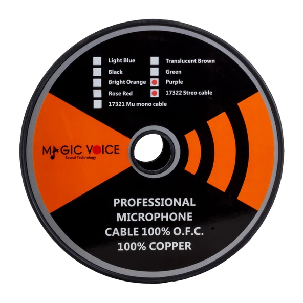 Magicvoice Mi̇krofon Kablosu Stereo 1. Kali̇te 100 Metre - Resim 2