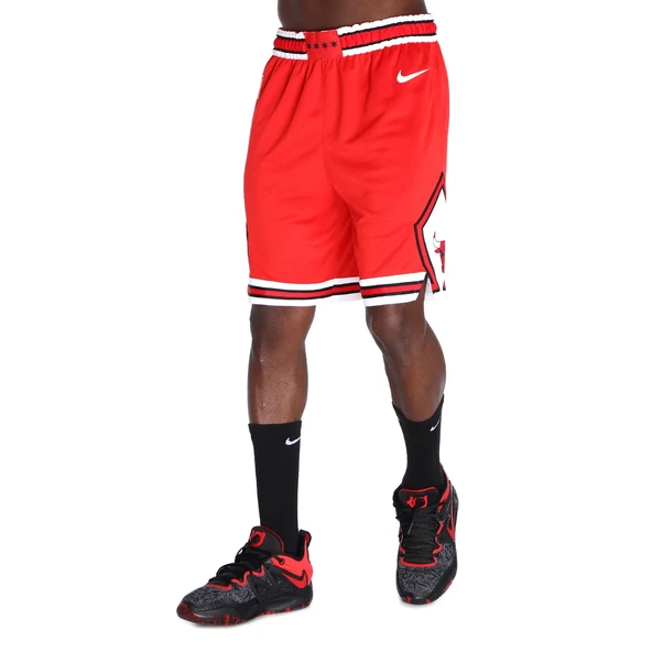 Nike Chicago Bulls NBA Erkek Kırmızı Basketbol Şortu AJ5593-657 - 6