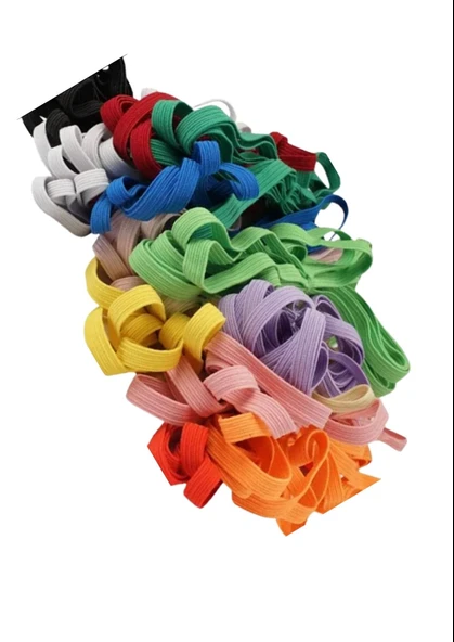 Çamaşır Lastiği Düz 1 cm  1 Metre Fuşya - 2