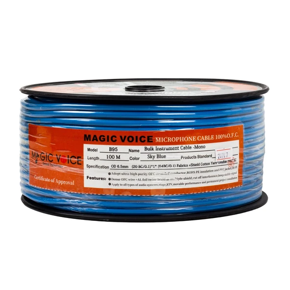 Magicvoice Mi̇krofon Kablosu Mono 1. Kali̇te 100 Metre - Resim 3