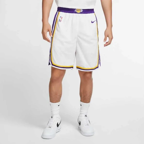 NİKE Los Angeles Lakers Mnk Dri-FIT Swingman Short Asc 18 Erkek Şort ürün görseli 1
