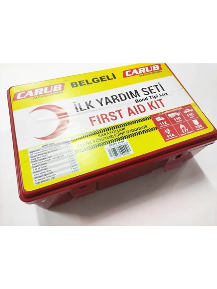 Carub İlk Yardım Seti Bont Kutulu Lüx Belgeli - 4