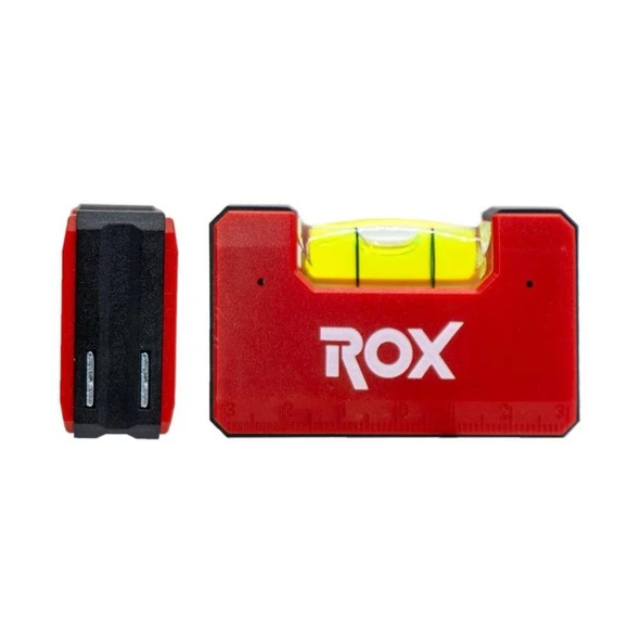 Rox 0280 Mıknatıslı Cep Tipi Mini Su Terazisi 65 mm - Resim 4