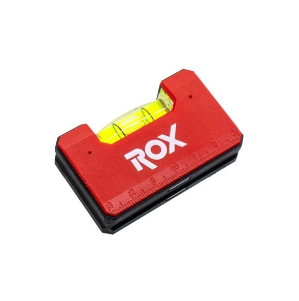 Rox 0280 Mıknatıslı Cep Tipi Mini Su Terazisi 65 mm - Resim 3
