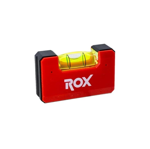 Rox 0280 Mıknatıslı Cep Tipi Mini Su Terazisi 65 mm - Resim 2