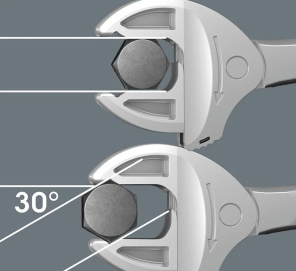 WERA 6004 Joker XXL Cırcırlı Kurbağacık 24-32 mm (05020102001) - Resim 5