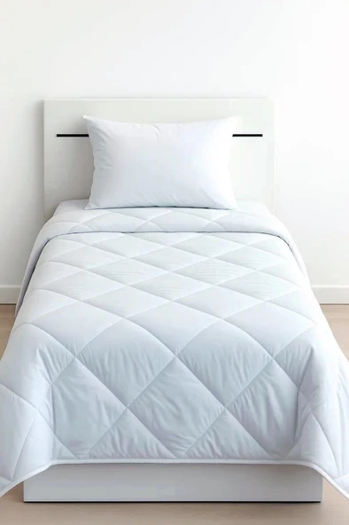 Niron Tek Kişilik Yorgan 2 Adet 155x215 cm  – Mikrofiber Kumaş, 200 g/m² Silikon Elyaf Dolgu - 3