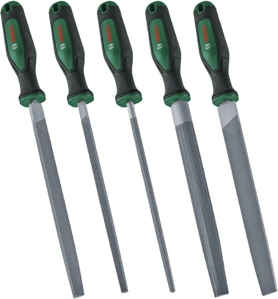 BOSCH 5 Parça Eğe Seti ürün görseli