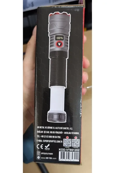 7 Fonksiyonlu Şarjlı El Feneri - 4