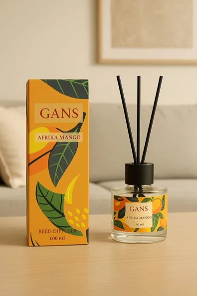 Afrika Mango Çubuklu Oda Kokusu 100 ml Çubuklu Reed Diffuser - 2