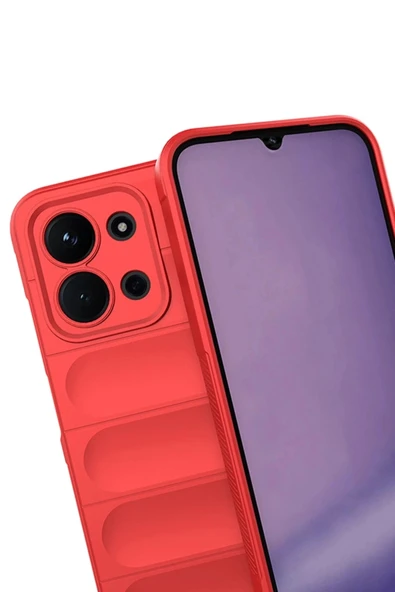 Lİtae Trend BFS Xiaomi Redmi 15C 4G Optimum Silikon - Kırmızı - 3
