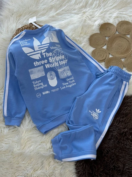 Çocuk Eşofman Takımı – Sırt Baskılı, 3 İplik Kumaş - Resim 7