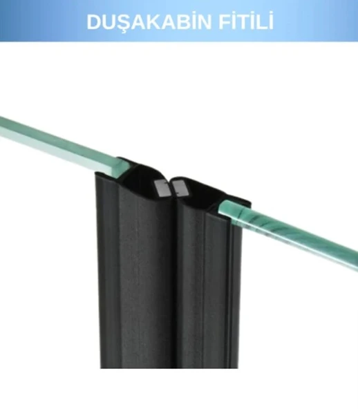 SMD Siyah Duşakabin Mıknatıs Takımı Ve 2 Adet Suluk Fitili 200 Cm - Resim 2