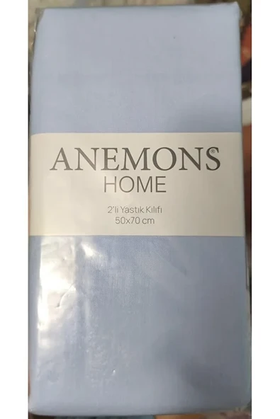 2li Yastık Kılıfı 50x70 cm , Mavİ - 3