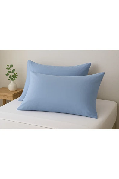 2li Yastık Kılıfı 50x70 cm , Mavİ