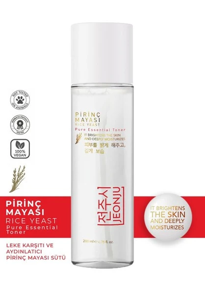 Jeonju Pirinç Mayası Sprey Toner - Tüm Cilt Tipleri İçin Yoğun Nemlendirici, Niasinamid İçeren, 200 ml - 2