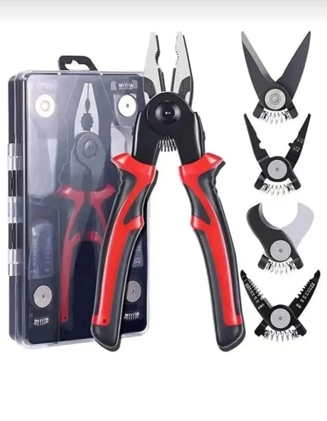 Çok Amaçlı Pense 8 inç 5 1 Pense Aracı Set - 1