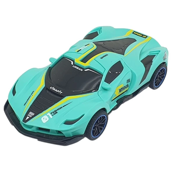 Sürtmeli Drift Arabalar 15 cm - D400-52 - Turkuaz ürün görseli