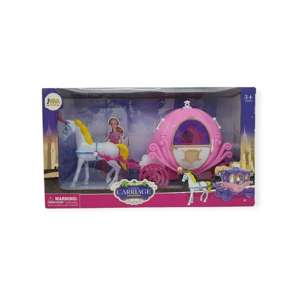 Faytonlu At Arabası Seti - SS099-A - Resim 2