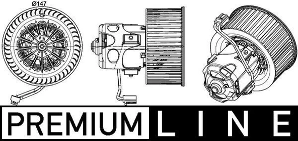 KALORIFER MOTORU BMW F07 F10 F11 F18 F12 F13 64119242607 ürün görseli