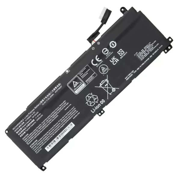 Hasee Z7 DA5NB - DA7NS - DA7NP Notebook 15.4 V 53.35Wh Batarya – Orjinal Uyumlu, Yüksek Performanslı - 1