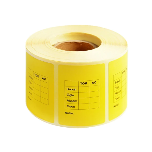 Eczane İlaç Tarif Etiketi (5x3)-250 Adet