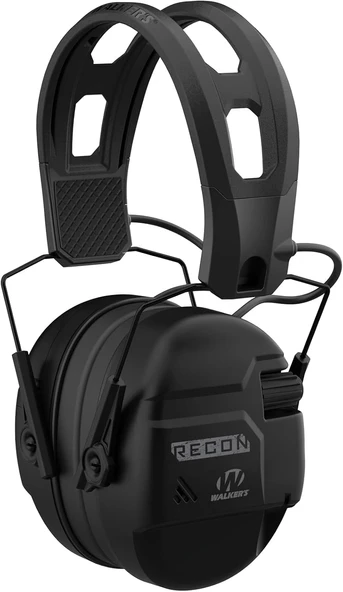 Walker's Recon IPX4 Dayanıklı Atış İşitme Korumalı Dijital Kulaklıklar - Siyah