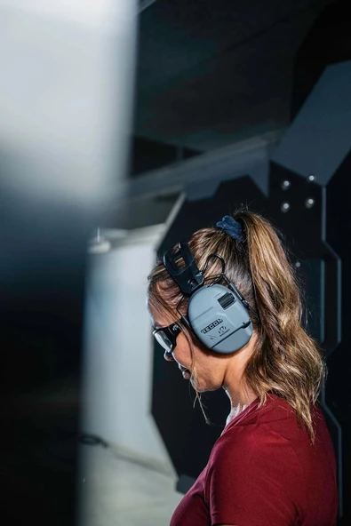 Walker's Recon IPX4 Dayanıklı Atış İşitme Korumalı Dijital Kulaklıklar - Gri - 6