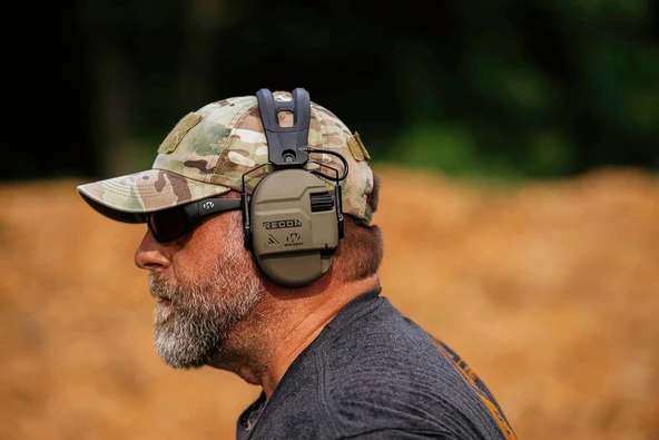 Walker's Recon IPX4 Dayanıklı Atış İşitme Korumalı Dijital Kulaklıklar - FDE - 4