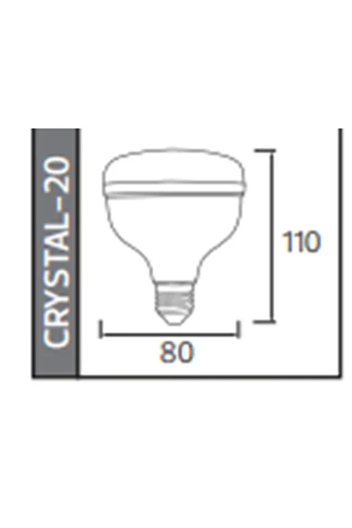 Crystal 20 LED Ampul 20W E27 - 2