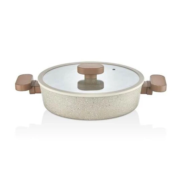 İmza Karizma Granit Basık Tencere 26 cm