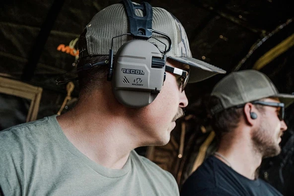 Walker's Recon IPX4 Dayanıklı Atış İşitme Korumalı Dijital Kulaklıklar - FDE - 6