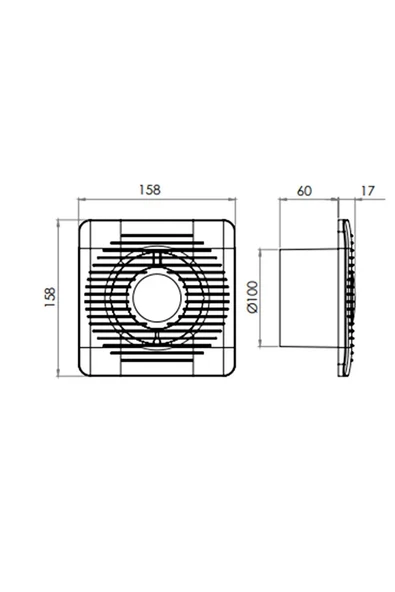 100 mm 4inç Havalandırma Aspiratörü - 3
