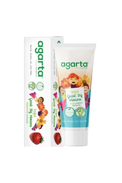 Agarta Doğal Çocuk Çilekli Diş Macunu 75 ml