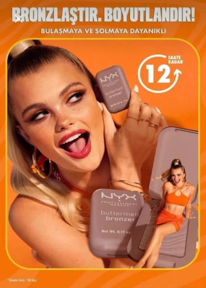 Nyx Professional Makeup Buttermelt Brozer 02 Allık - 3