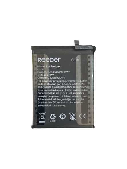 Reeder S23 Pro Max Pil Batarya 5000 Mah ürün görseli