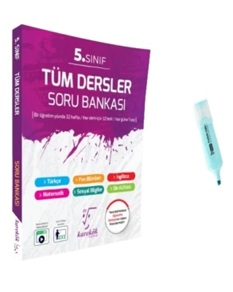 5.Sınıf Tüm Dersler Soru Bankası (Yeni Müfredat)