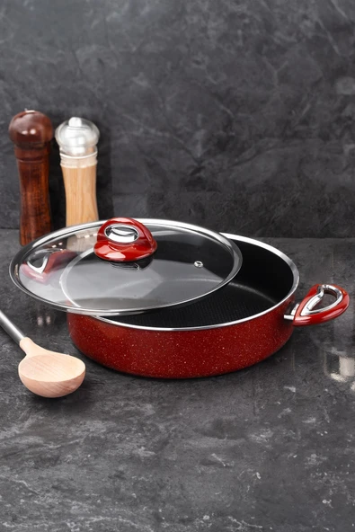 Titan Granit Basık Tencere 30 Cm ürün görseli