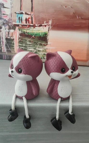 DEKORATİF OTURAN SİNCAP BİBLO GÜLKURUSU - 2