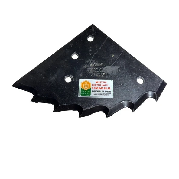Andız 5 Parmak Yem Karma Makina Bıçağı-6 Diş ürün görseli