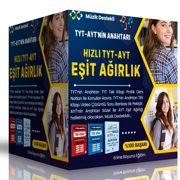 TYT AYT’nin Anahtarı Hızlı TYT AYT Eşit Ağırlık Online Eğitim Seti