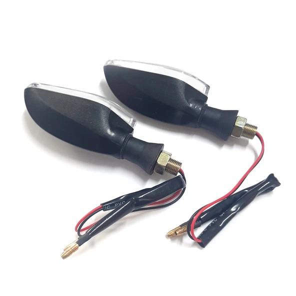 Motosiklet Üniversal Led Sinyal Beyaz Camlı Ktm Model - 2