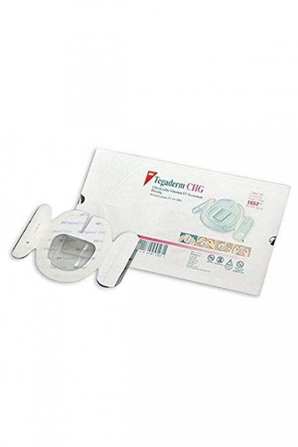(4 ADET) Tegaderm Chg 1657r Şeffaf Film Yara Örtüsü Jelli 8,5cm X 11,5cm ( 4 Adet ) - 2