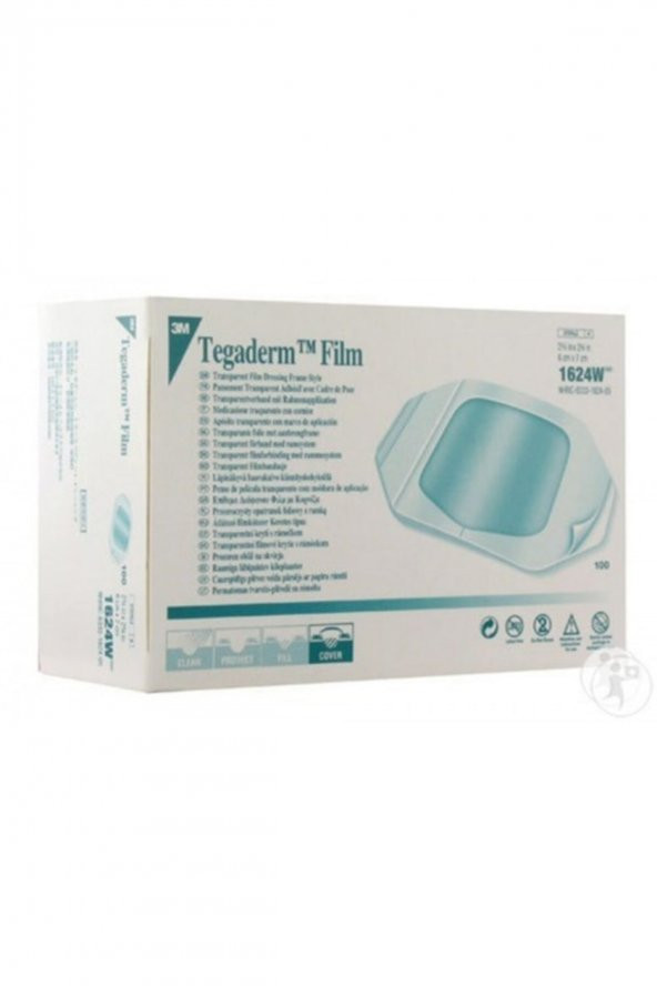 (50 Adet) 3m Tegaderm 1624 6x7cm Su Geçirmez Film örtüsü şeffaf Pu - Resim 2