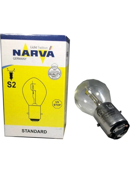 Motosiklet Narva S2 12V 35/35W Bosch Tipi Ampul - Resim 5