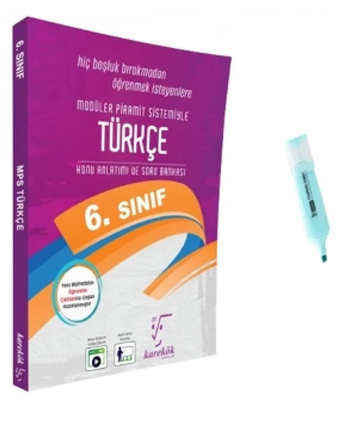 6.Sınıf Türkçe MPS Konu Anlatımlı Soru Bankası (Yeni Müfredat)
